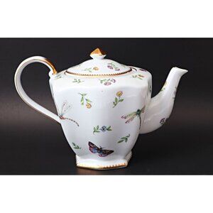 Vintage Godinger China Primavera Teapot with Lid Dragonfly 4 Cups